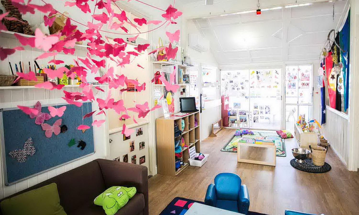 Indoor learning spaces at Toowong Kindergarten and Child Care